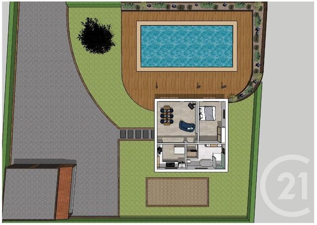 Maison à vendre - 2 pièces - 40 m2 - Hourtin - 33 - AQUITAINE