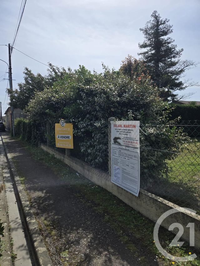 Terrain &agrave; vendre - 1050 m2 - Lesparre Medoc - 33 - AQUITAINE